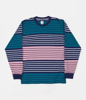 Polar Multicolour Long Sleeve T-Shirt - Navy / Pink