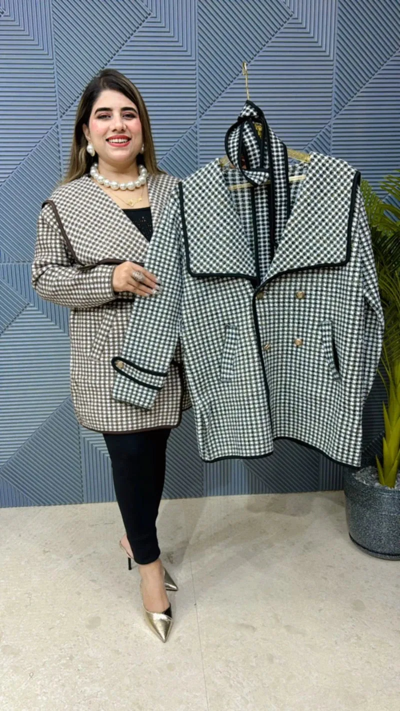 Premium Quality Stretchable Woolen Viral Blazer GGR767