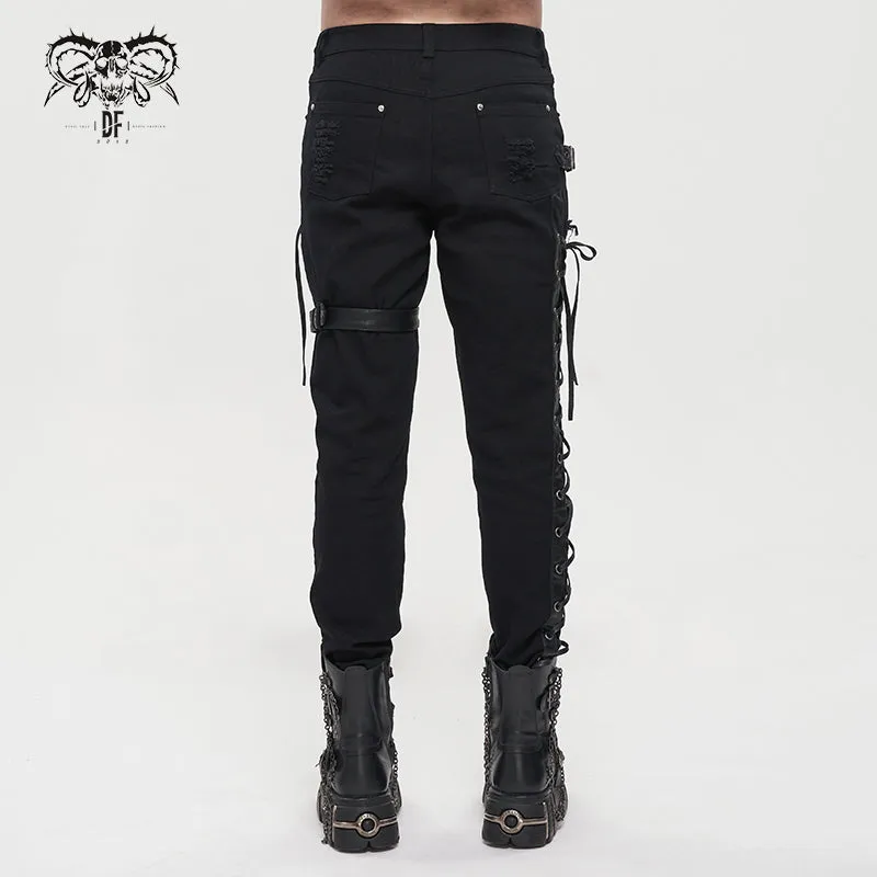PT161 Distressed men trousers