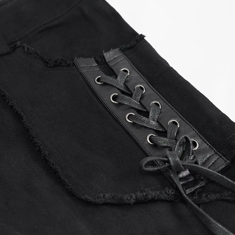 PT161 Distressed men trousers