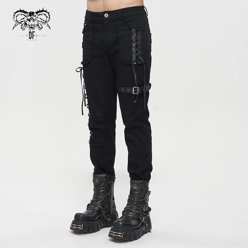 PT161 Distressed men trousers