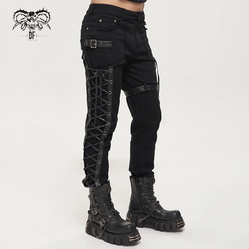 PT161 Distressed men trousers