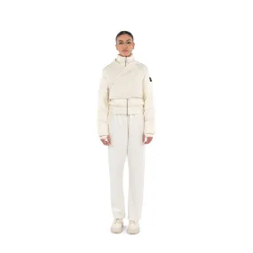 PUFFER JACKET WITH VEST - OFF WHITE