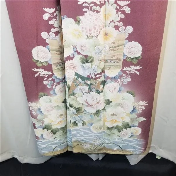 "Mirror Design" Vintage Kimono