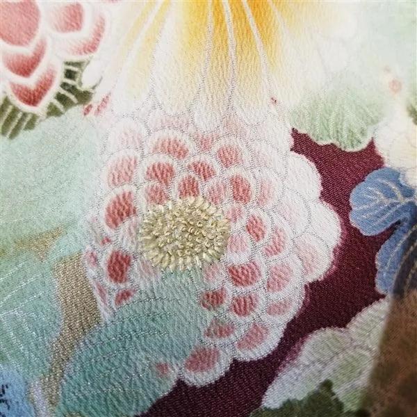 "Mirror Design" Vintage Kimono