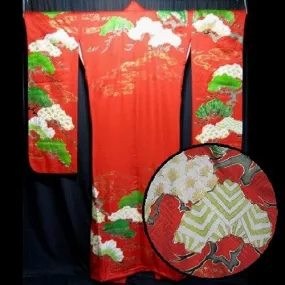 "Pine and Dandy" Wedding Kimono (Kakeshita)