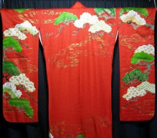 "Pine and Dandy" Wedding Kimono (Kakeshita)
