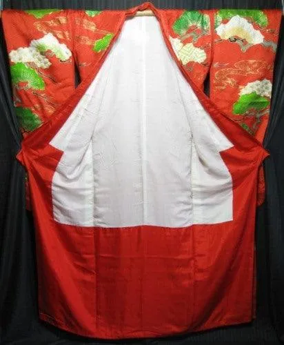 "Pine and Dandy" Wedding Kimono (Kakeshita)