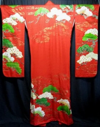 "Pine and Dandy" Wedding Kimono (Kakeshita)