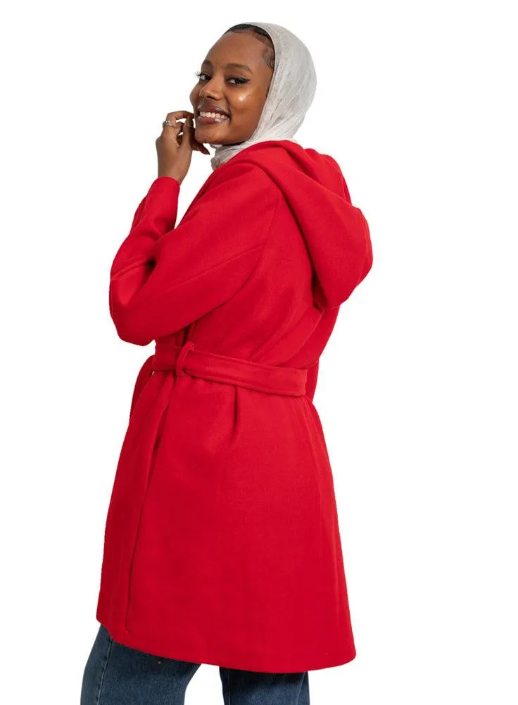 Racing Red Feather Jacket