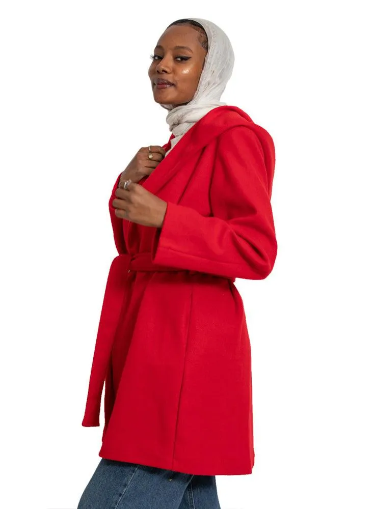 Racing Red Feather Jacket