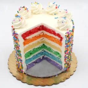Rainbow Layer Cake