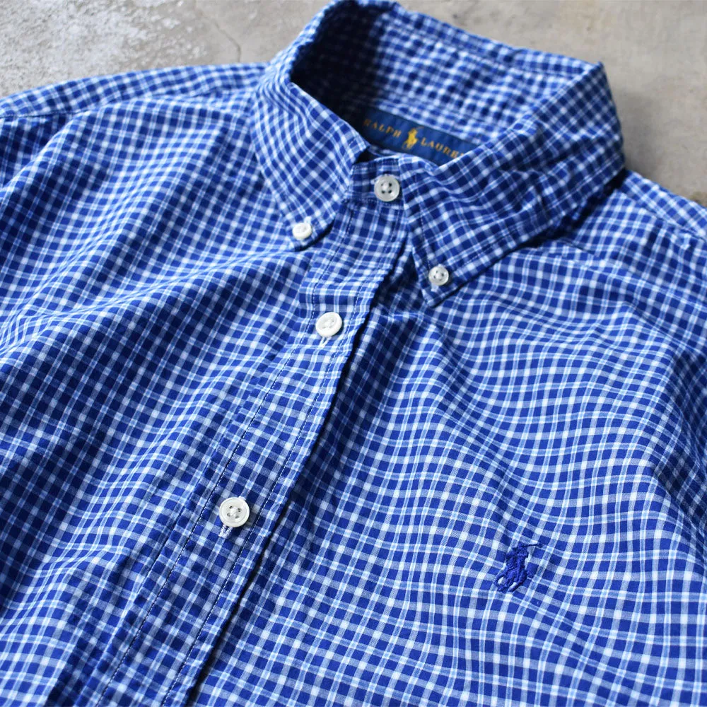Ralph Lauren/ラルフローレン “SLIM FIT” チェック ボタンダウンシャツ　230529