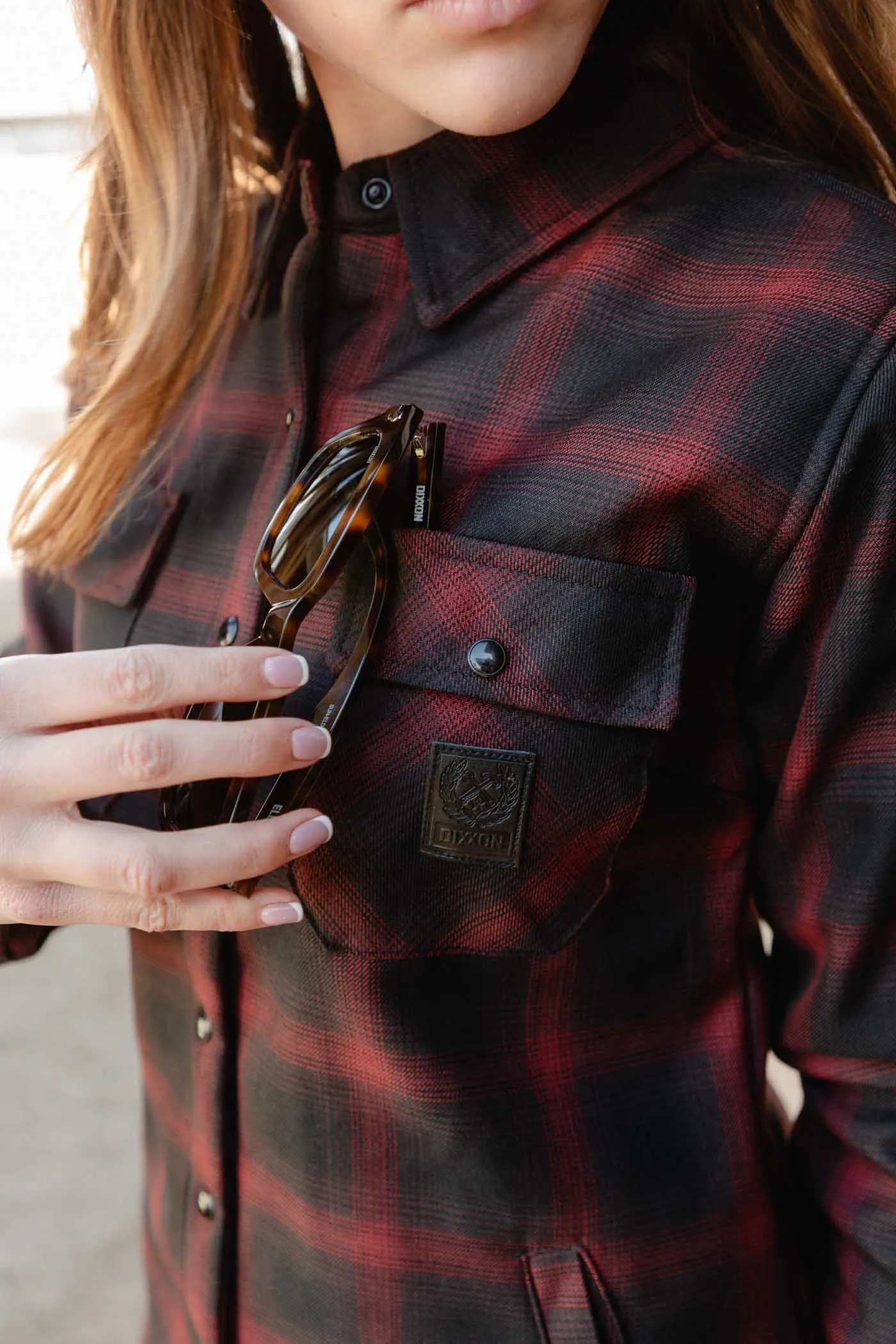 Restoration Womens Sherpa Lined Flannel Jacket