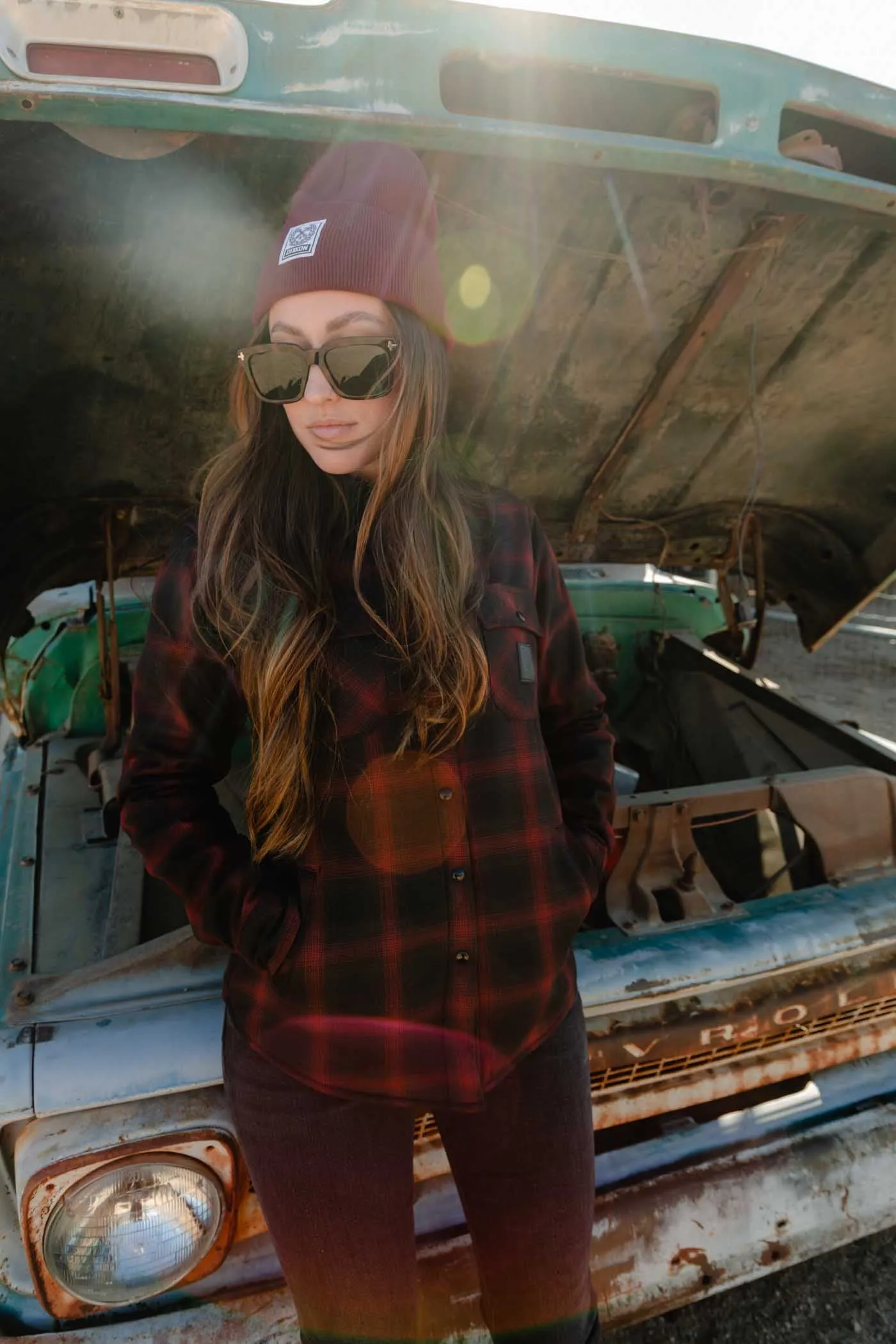 Restoration Womens Sherpa Lined Flannel Jacket