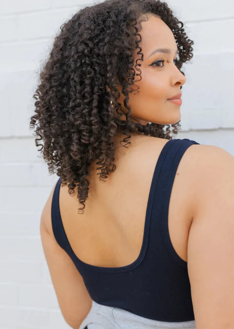 Ribbed Seamless Padded Bra