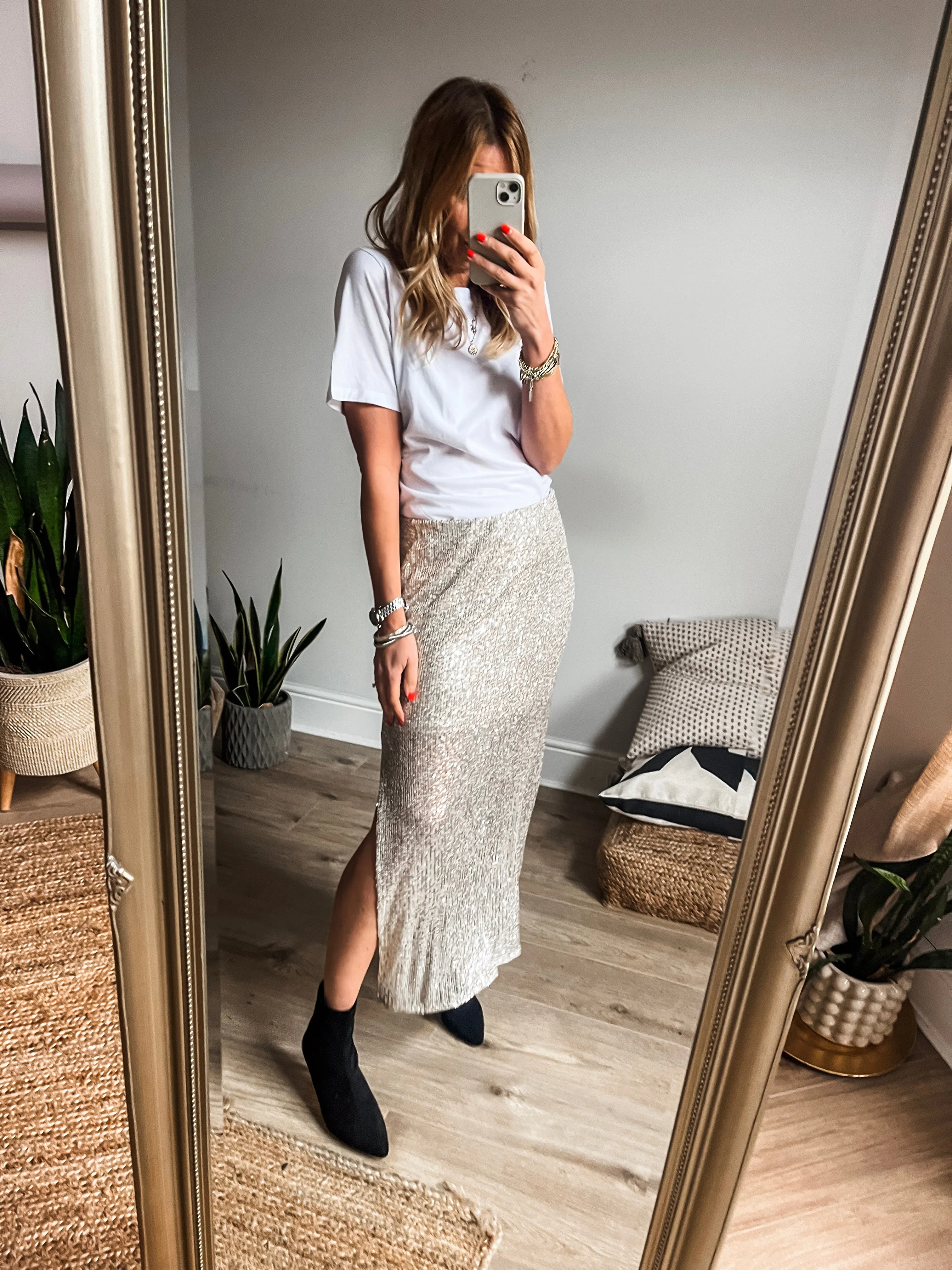 Sequin Skirt