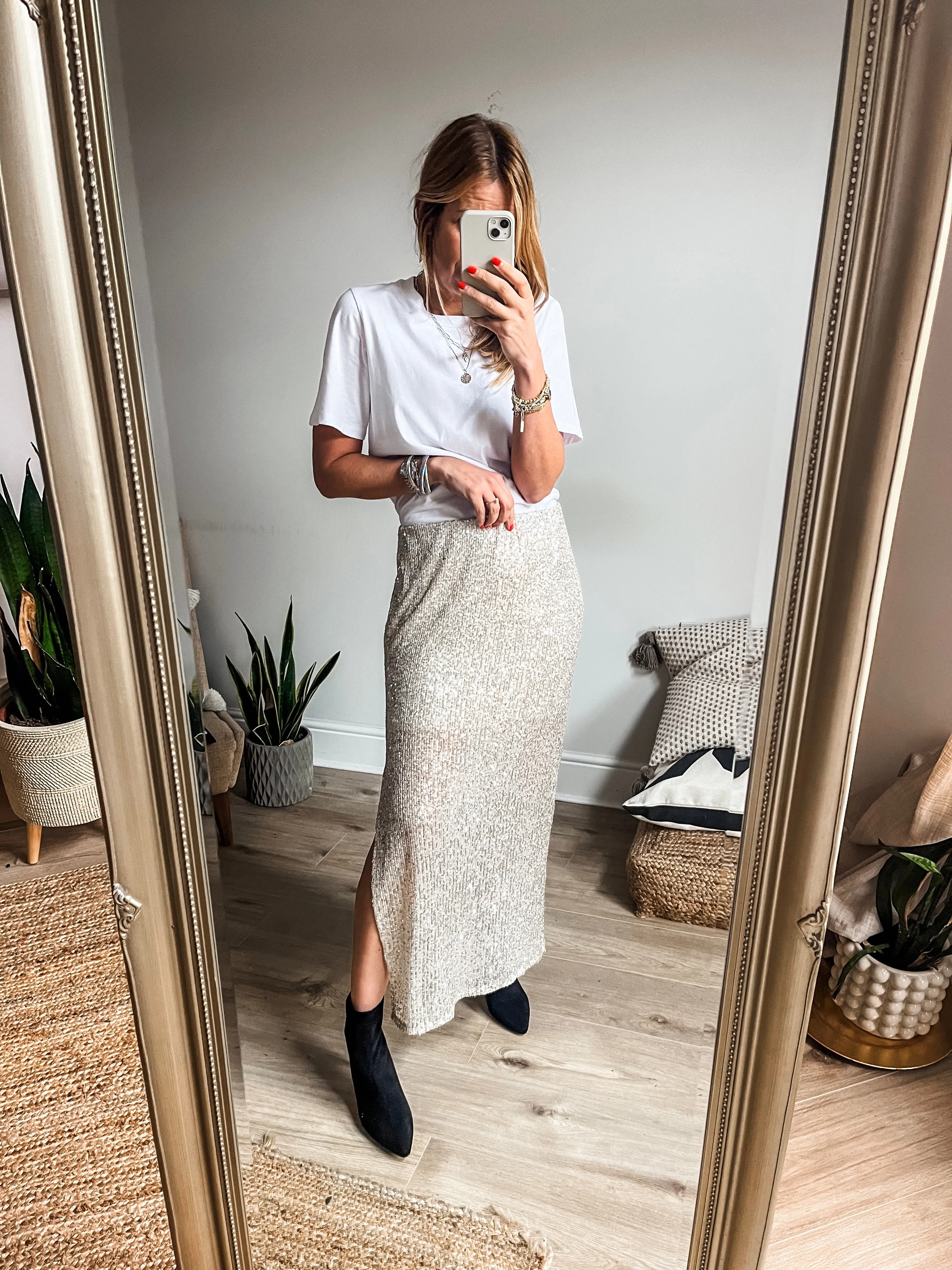 Sequin Skirt