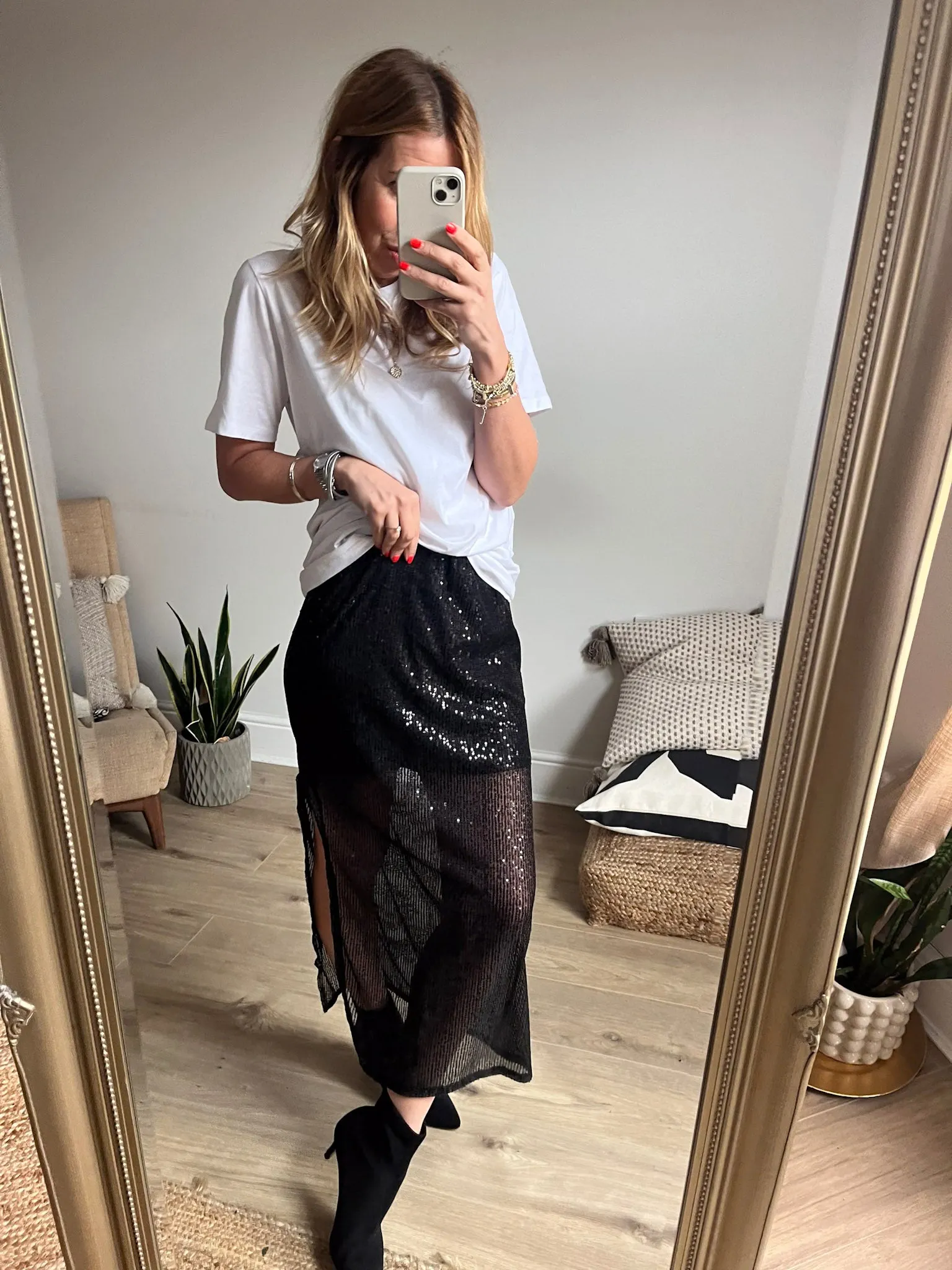 Sequin Skirt