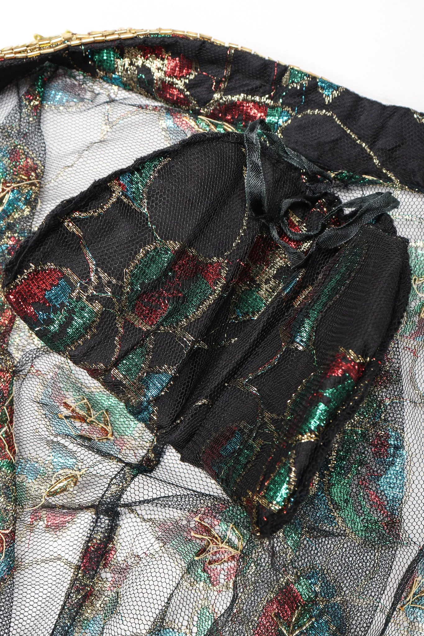 Sheer Embellished Duster Jacket