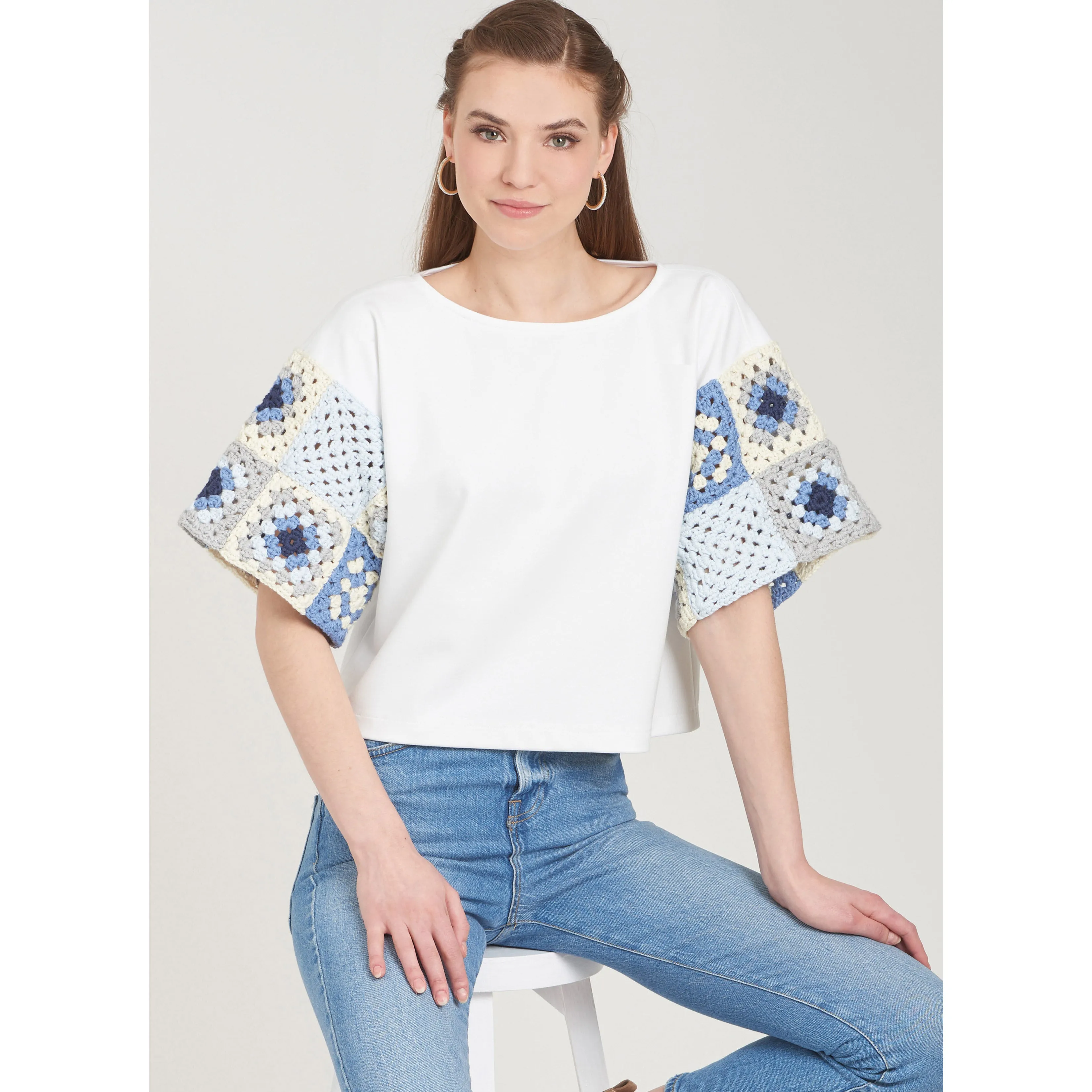 Simplicity Pattern S9633A Misses' Cropped Top Jacket & Bag