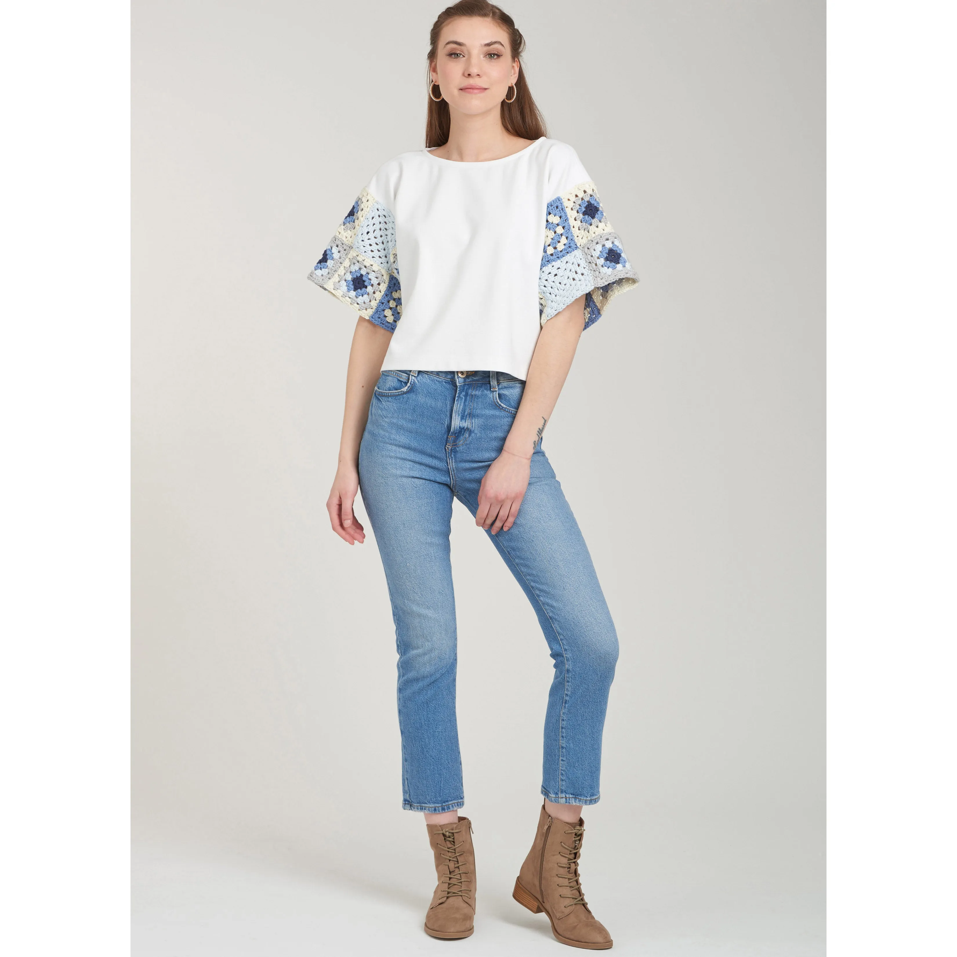 Simplicity Pattern S9633A Misses' Cropped Top Jacket & Bag