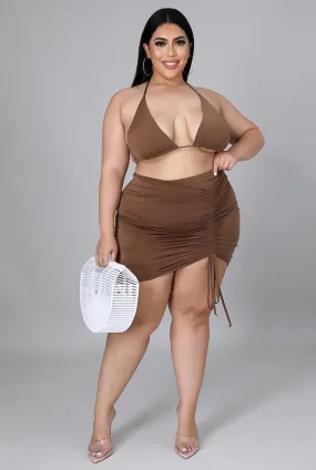 Slippery When Wet Swim Set (Tan)
