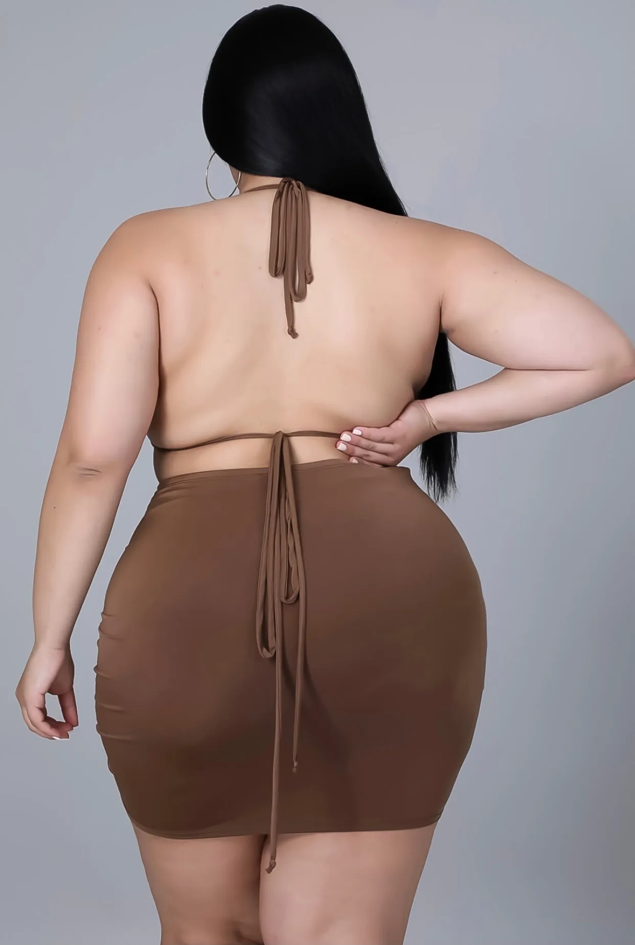 Slippery When Wet Swim Set (Tan)