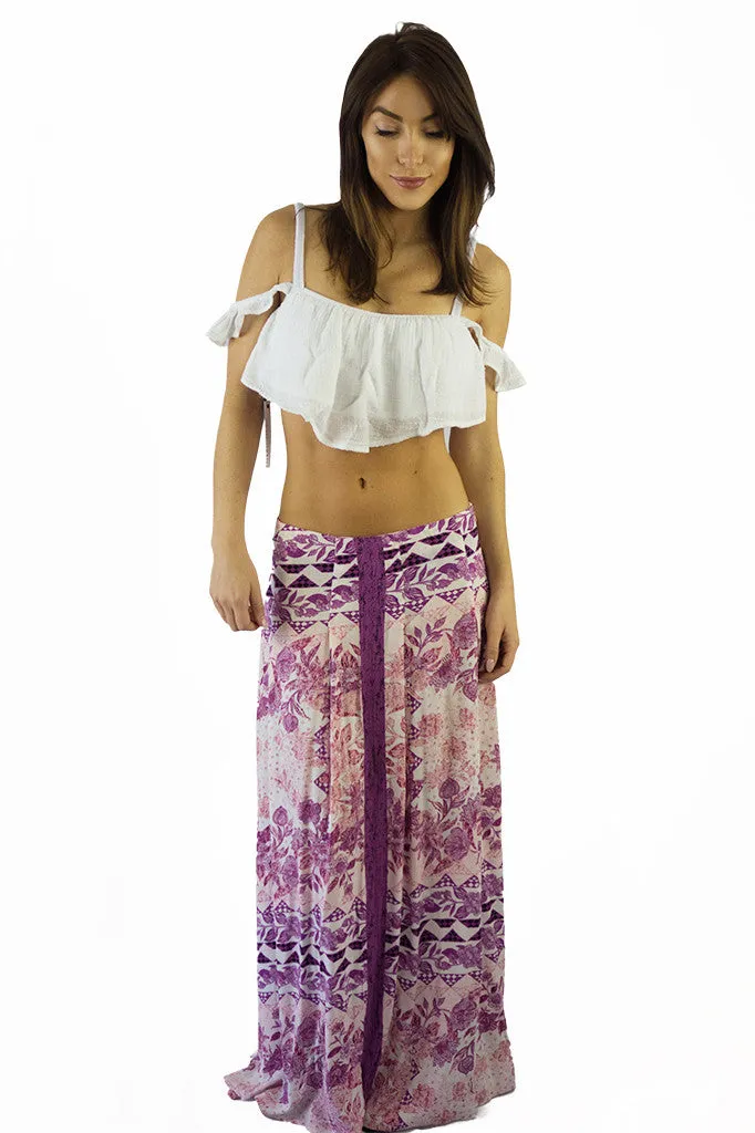 Somedays Lovin Sudden Sky Maxi Skirt Floral