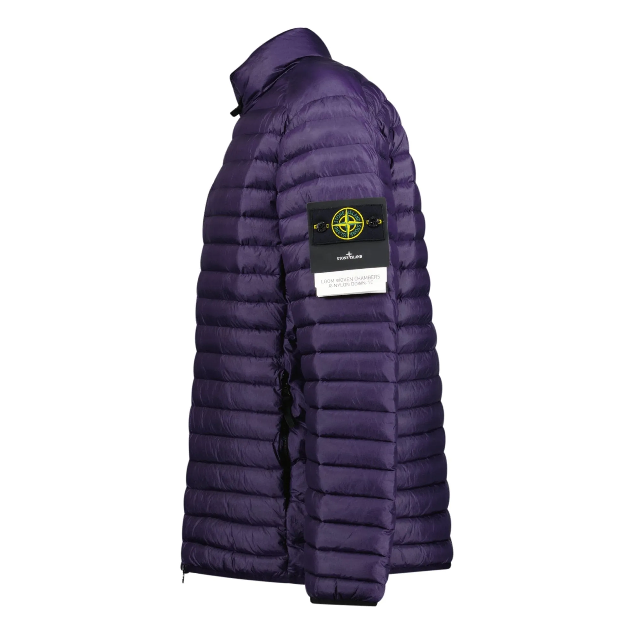 Stone Island Loom Woven Down Jacket Purple