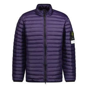 Stone Island Loom Woven Down Jacket Purple