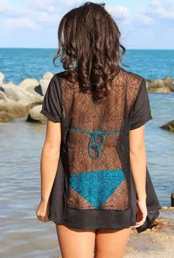 Swim Cover Up Kimono