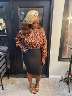 THE LUXE CLASSIC NK CHEETAH 2pc SET-NK90