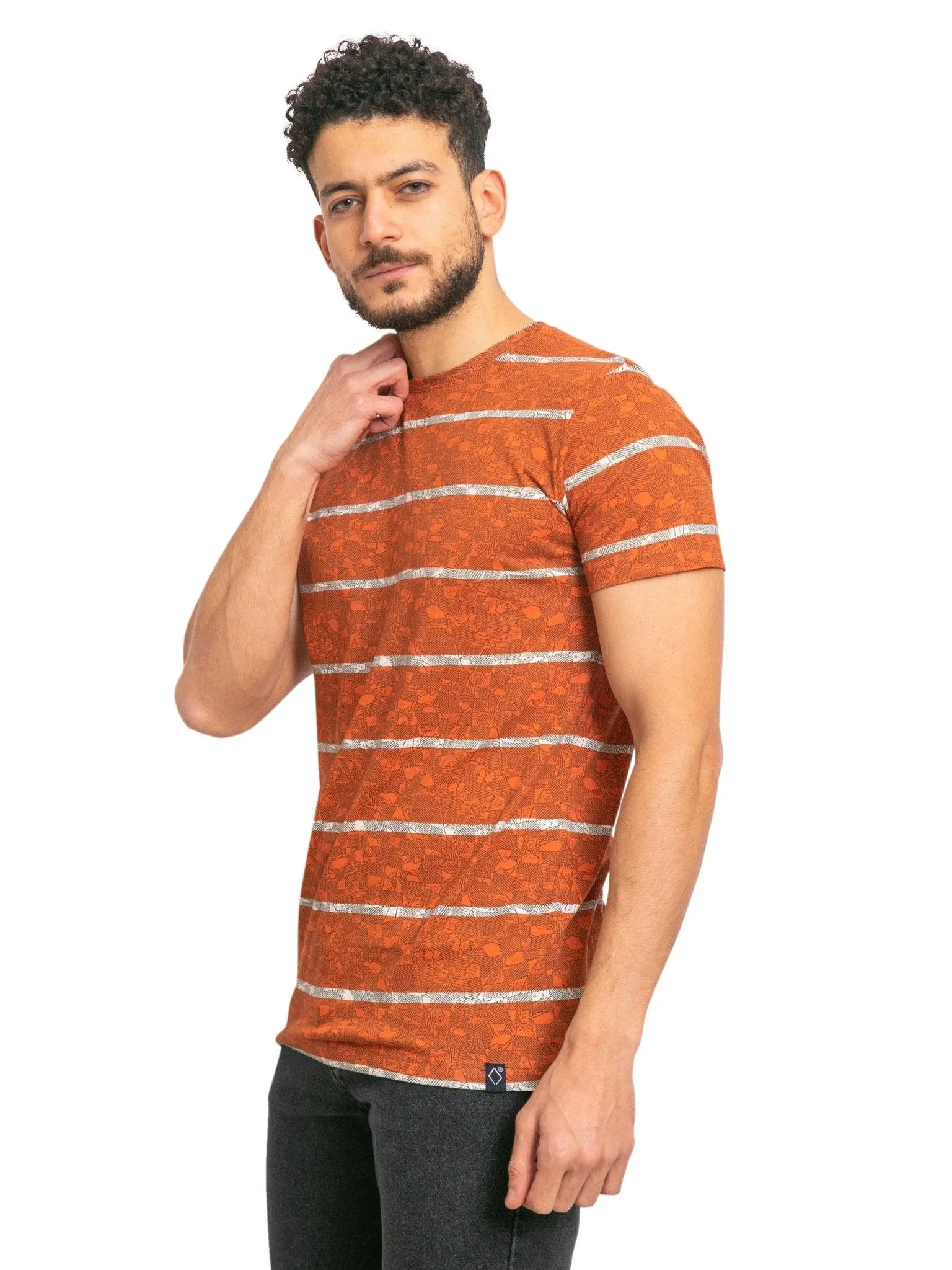 Tiger Striped Round T-shirt
