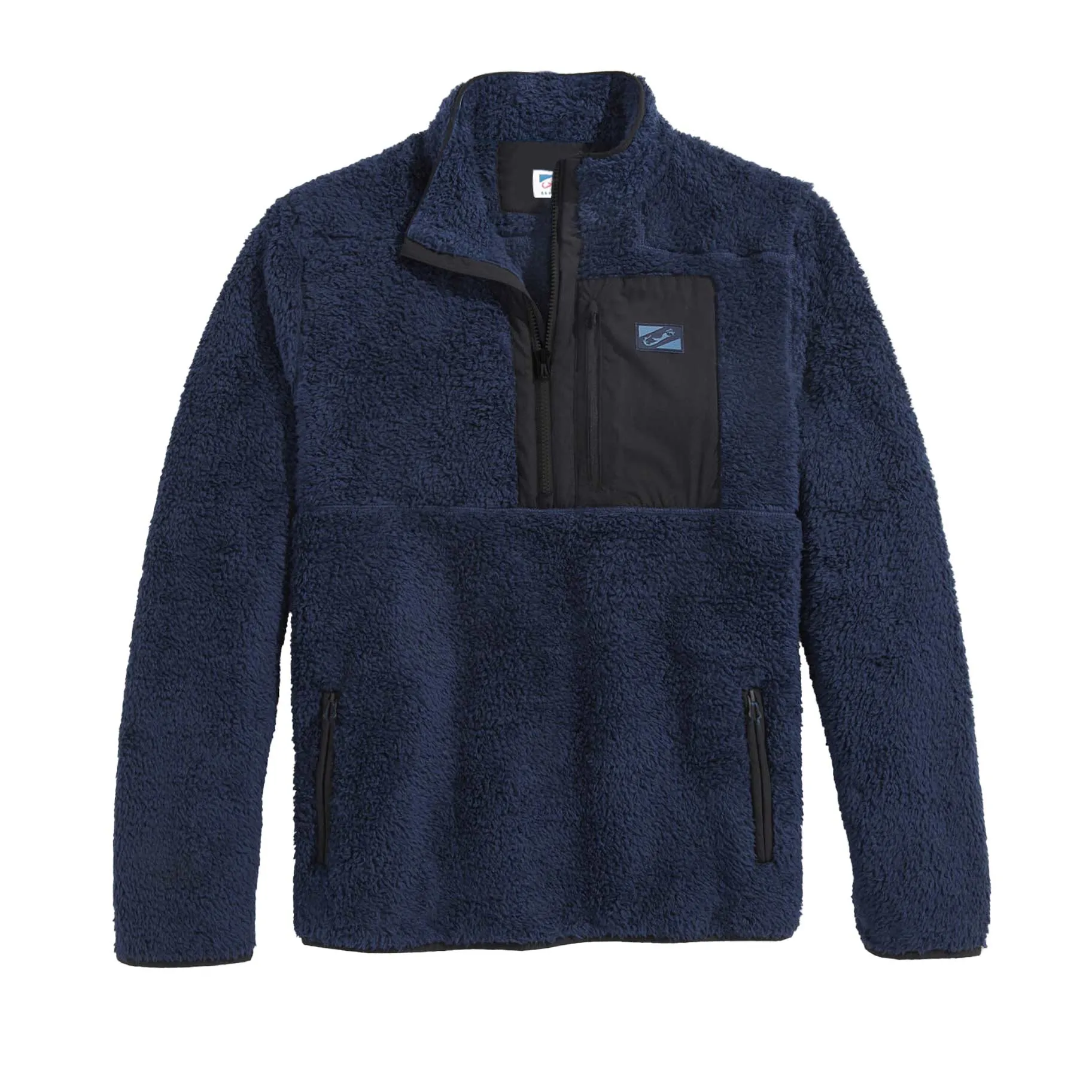 Torres Del Paine Sherpa Jacket (navy) - Navy by Bermies