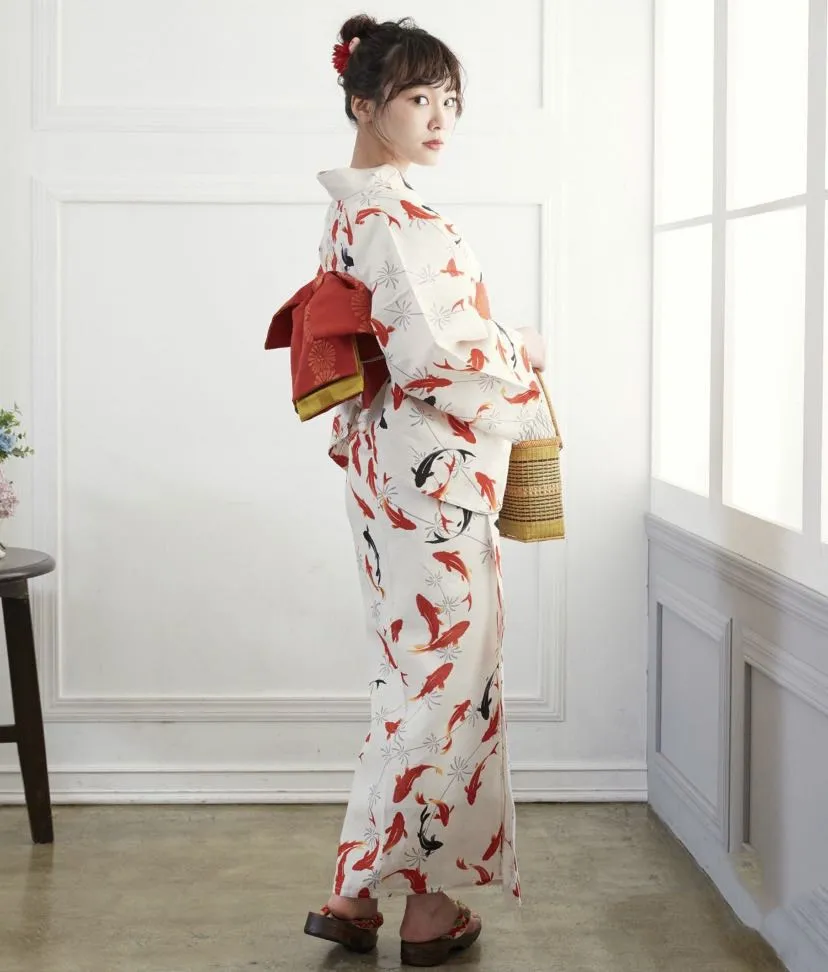 Traditional Kimono Koi Fish