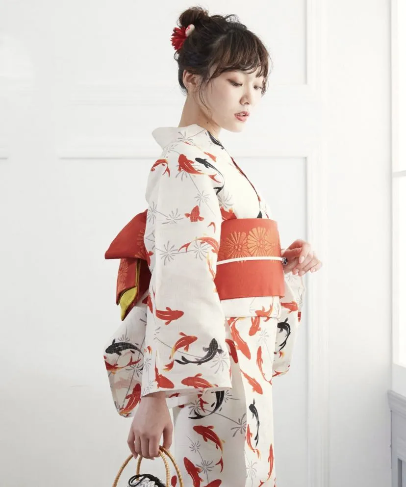 Traditional Kimono Koi Fish