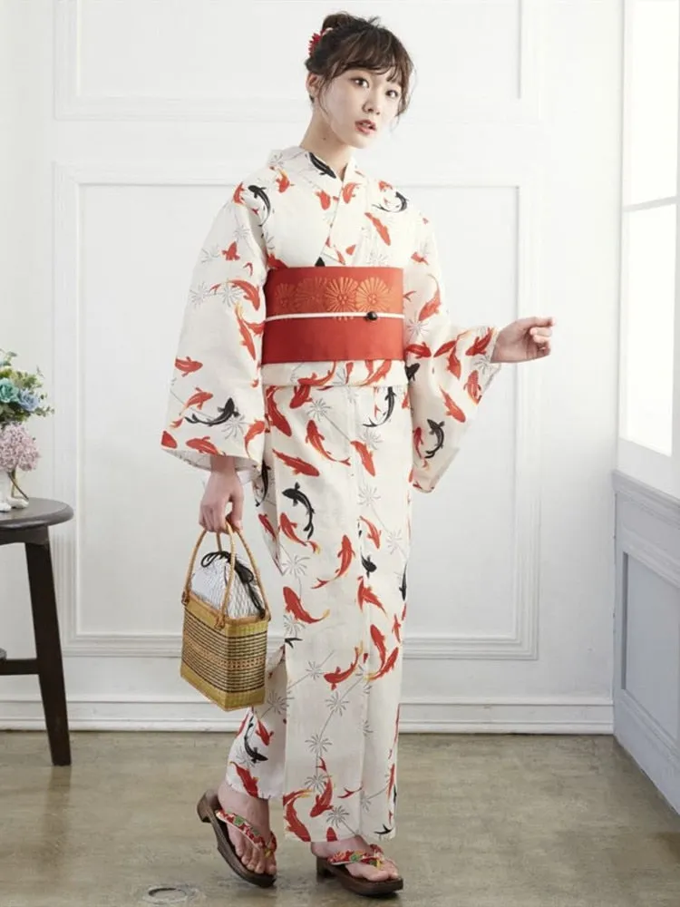 Traditional Kimono Koi Fish