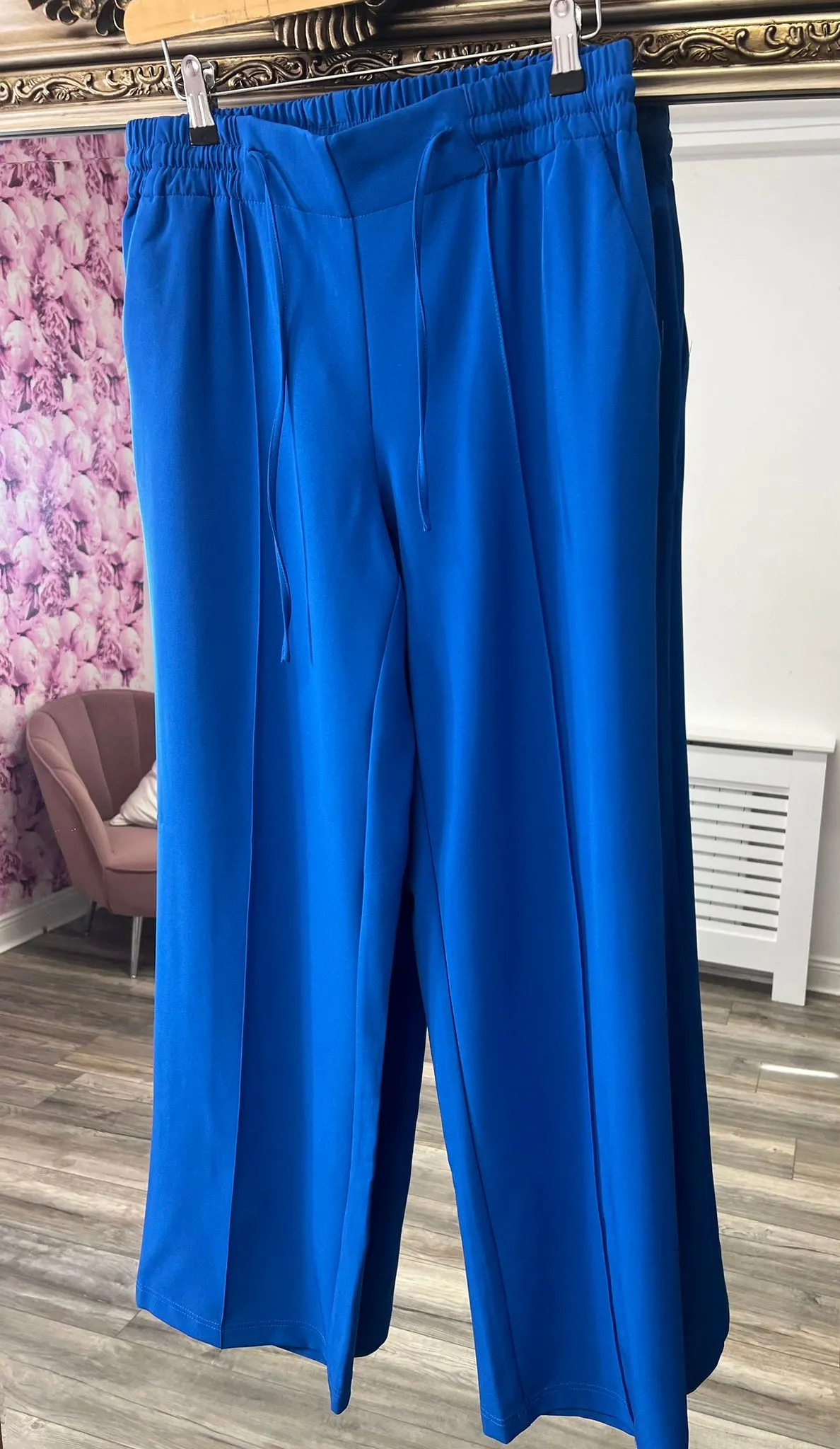 TUFA HIGHWAISTED TROUSERS (BLUE)