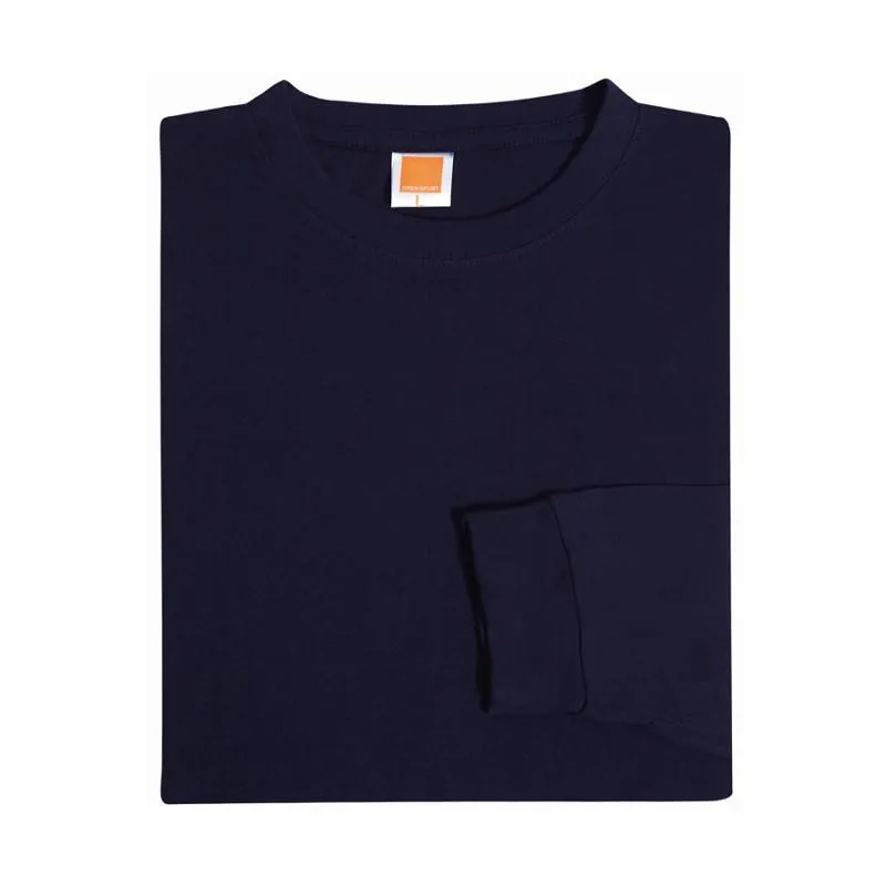 Unisex Round Neck Long Sleeve T-shirt