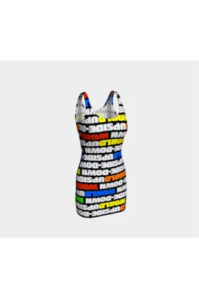Upside-Down World Bodycon Dress