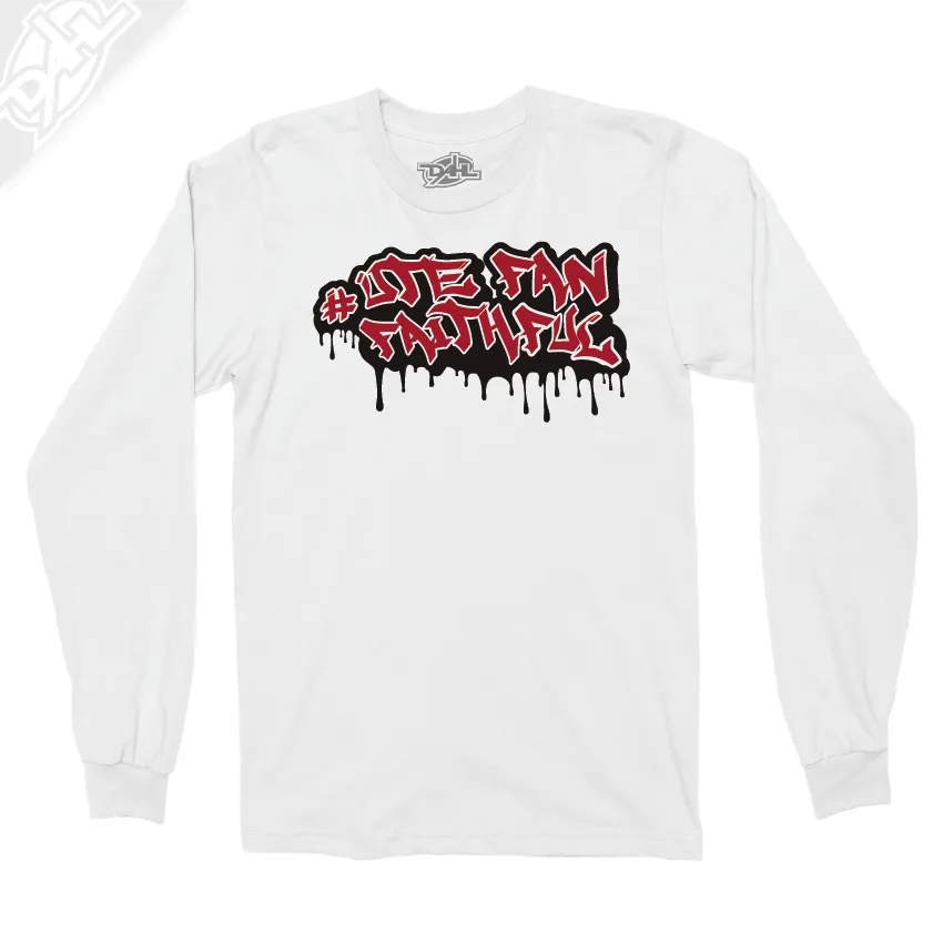 Ute Fan Faithful Graffiti - Long Sleeve