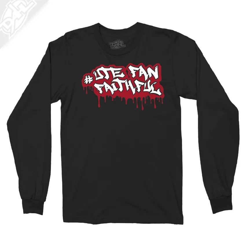 Ute Fan Faithful Graffiti - Long Sleeve