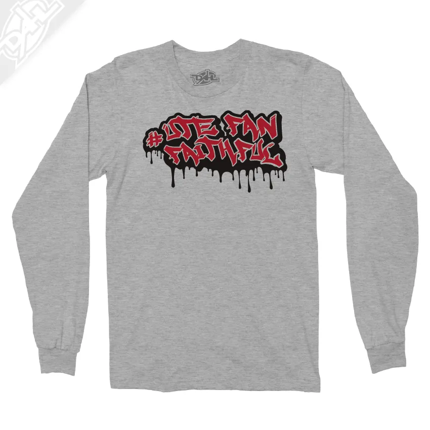 Ute Fan Faithful Graffiti - Long Sleeve