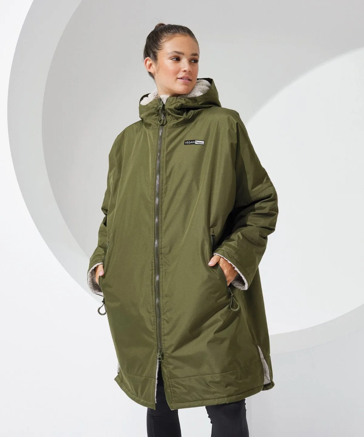 Vegan Happy Unisex TriDri® Waterproof Changing Robe | Multiple Colours