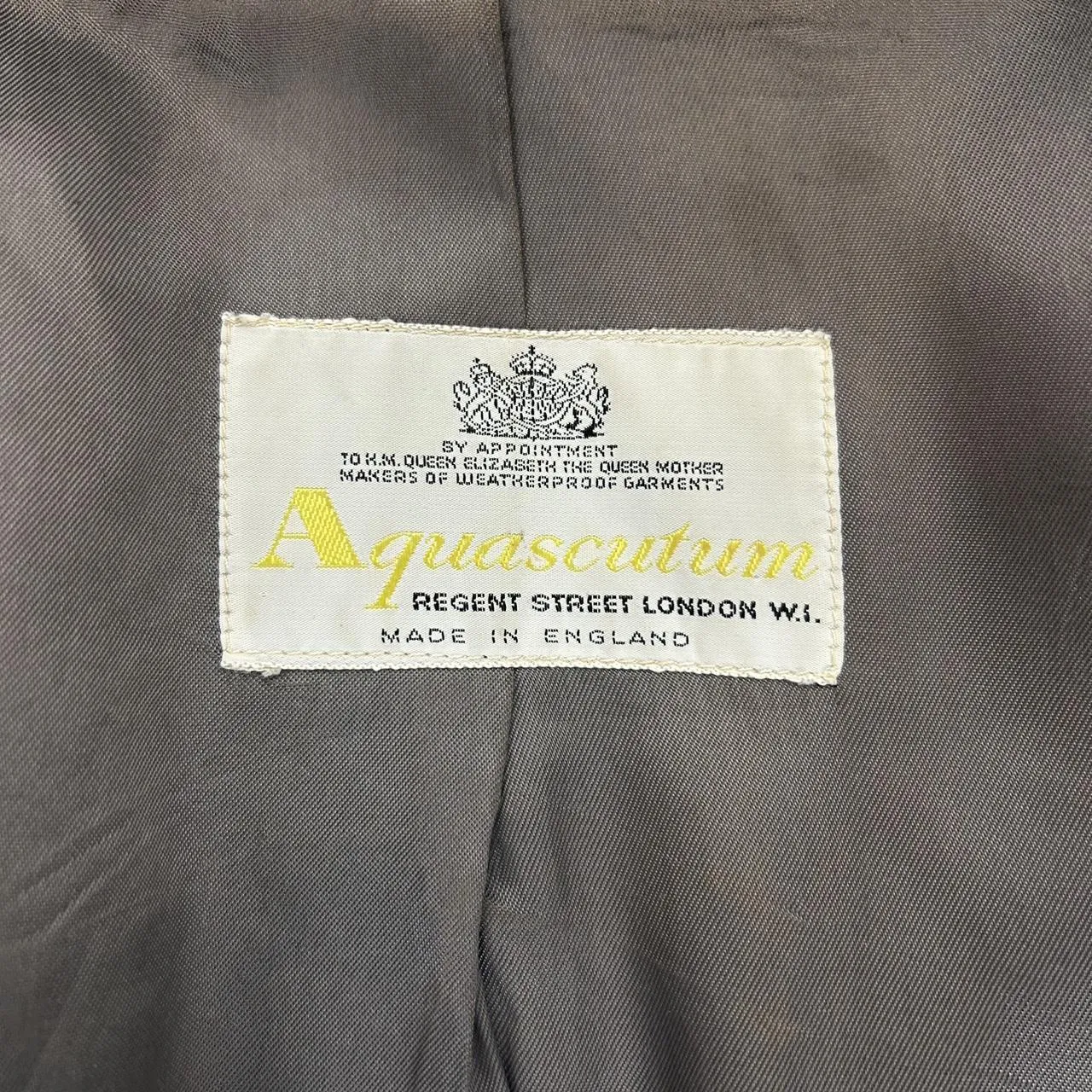 Vintage Aquascutum Tweed Lambswool Overcoat Medium