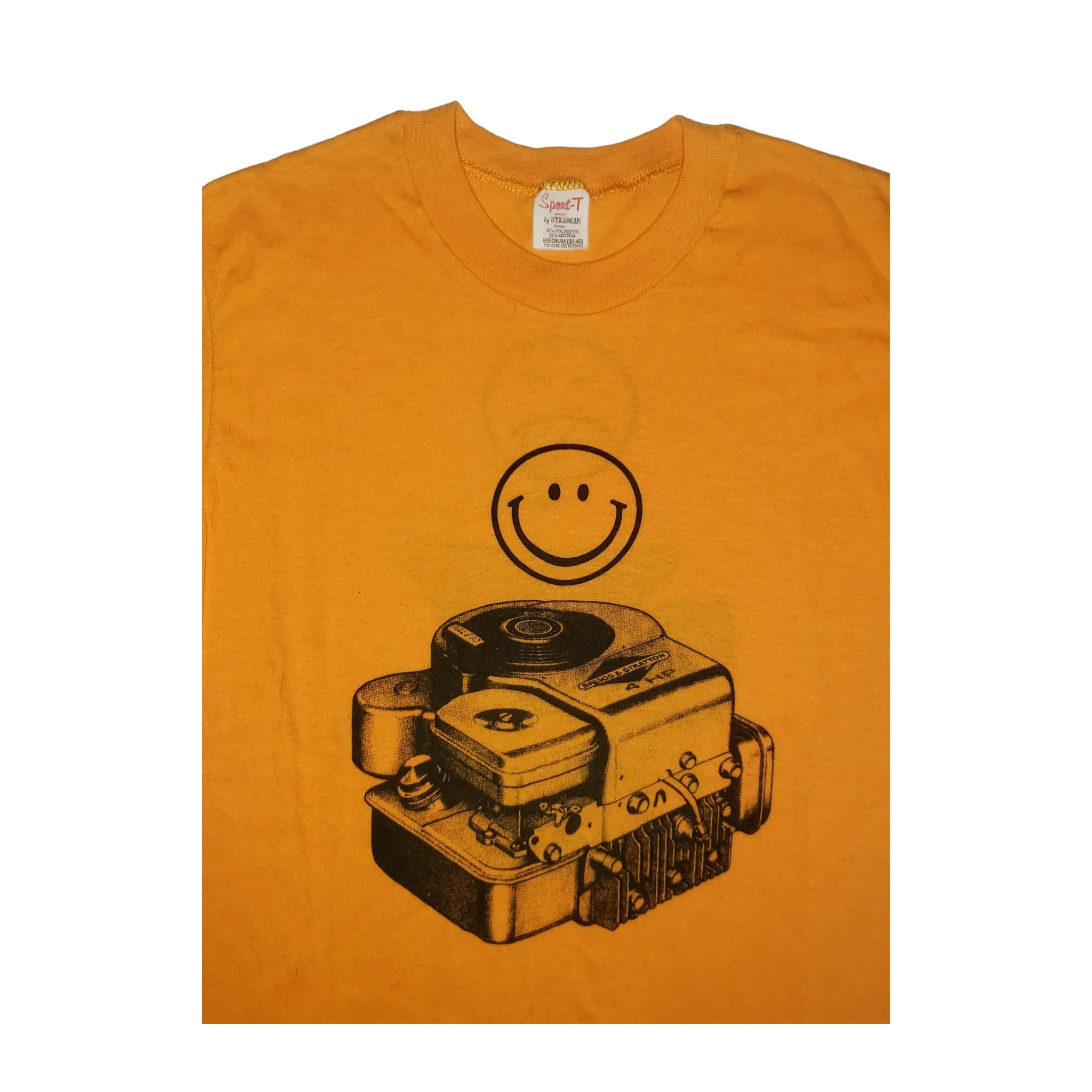 Vintage Briggs & Stratton Anti Honda Engine 70's T-Shirt Md