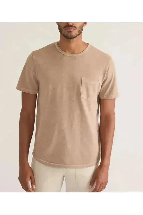 Vintage Heavy Slub Pocket Tee - Taupe