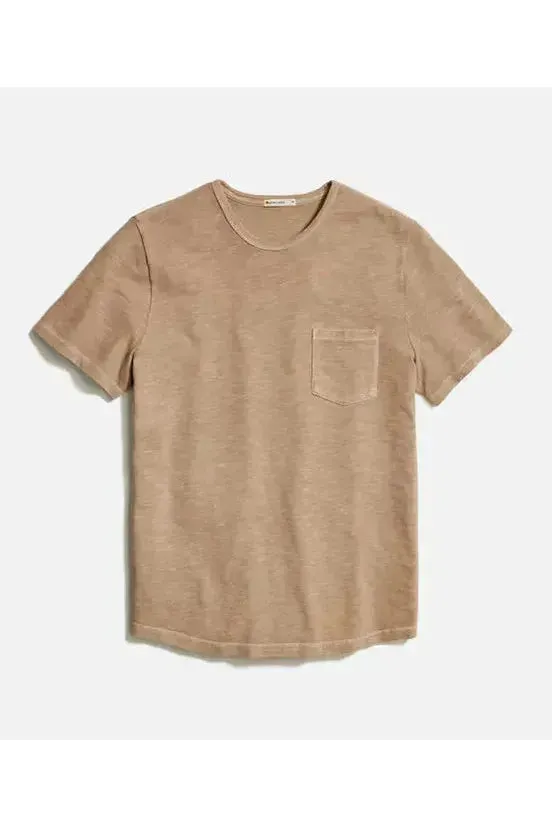Vintage Heavy Slub Pocket Tee - Taupe
