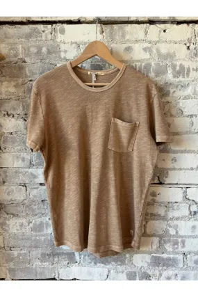 Vintage Heavy Slub Pocket Tee - Taupe